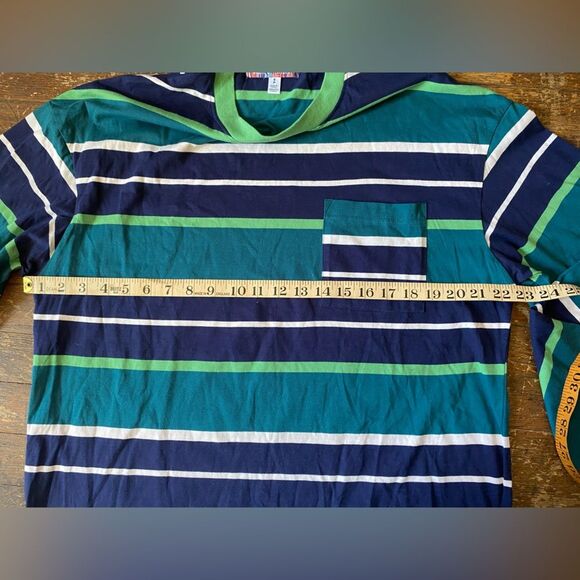 Urban Outfitters Long Sleeve Stripped Top Mens Size SM - Picture 7 of 8